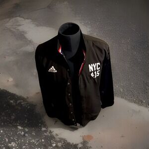 2015 NBA All Stars adidas Black Men's Authentic Warm Up Jacket